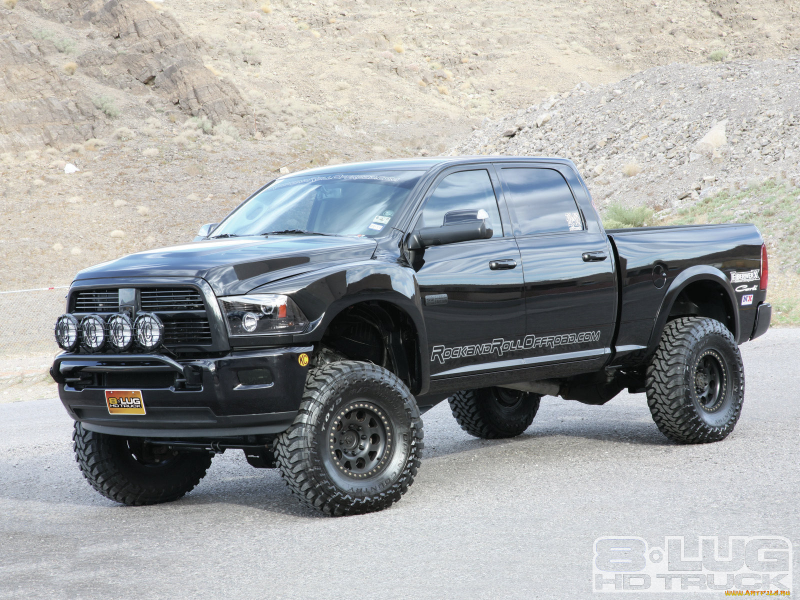 2010, ram, runner, hd, rock, and, roll, offroad, , custom, pick, up